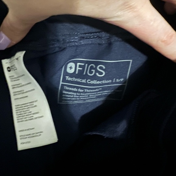 Figs Navy HW Zamora joggers size small petite - Picture 3 of 3